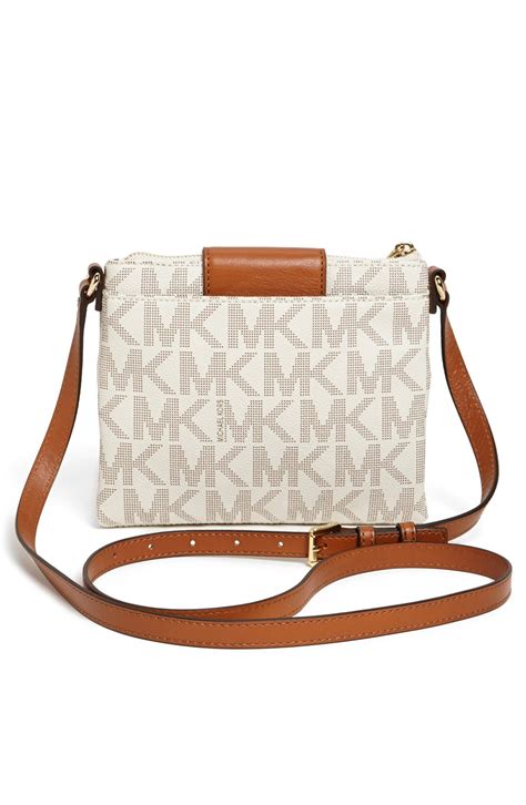 michael kors fulton crossbody white